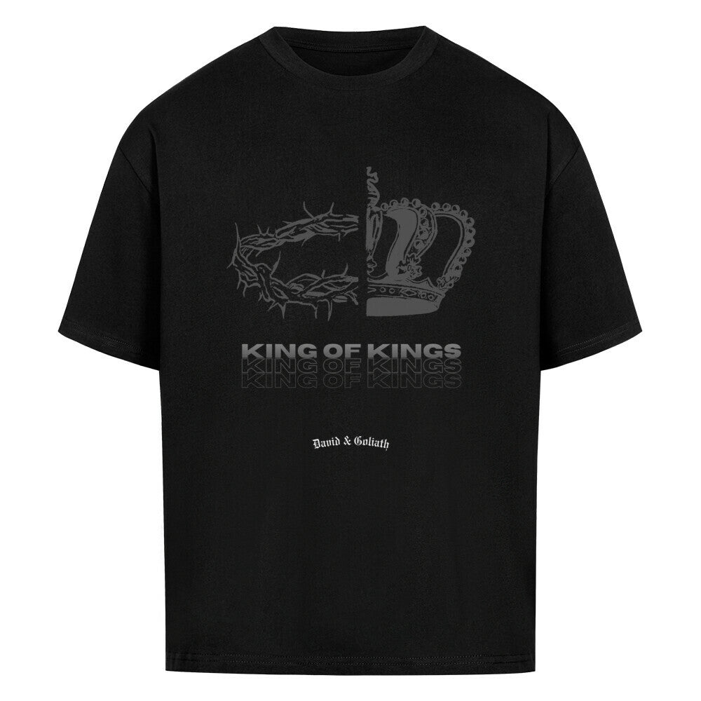 King Of Kings oversized T-shirt in black
