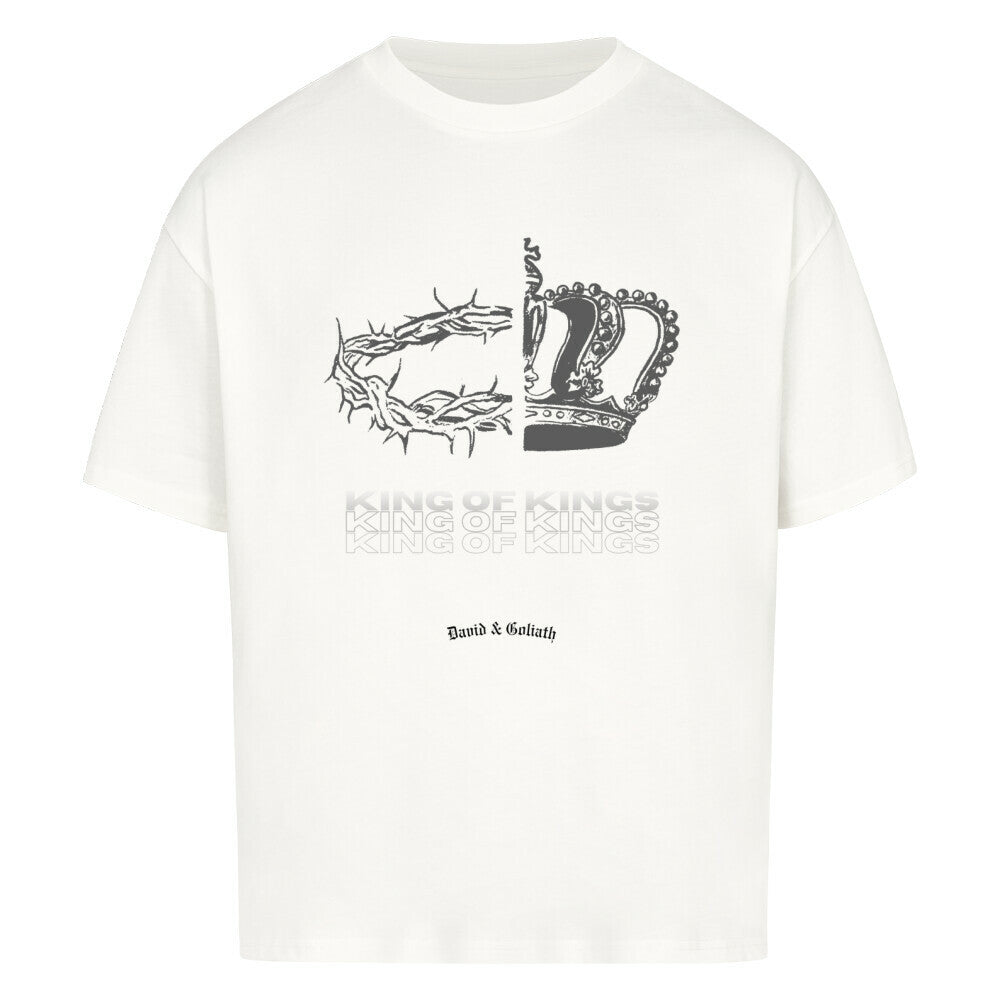 King Of Kings oversized T-shirt in white
