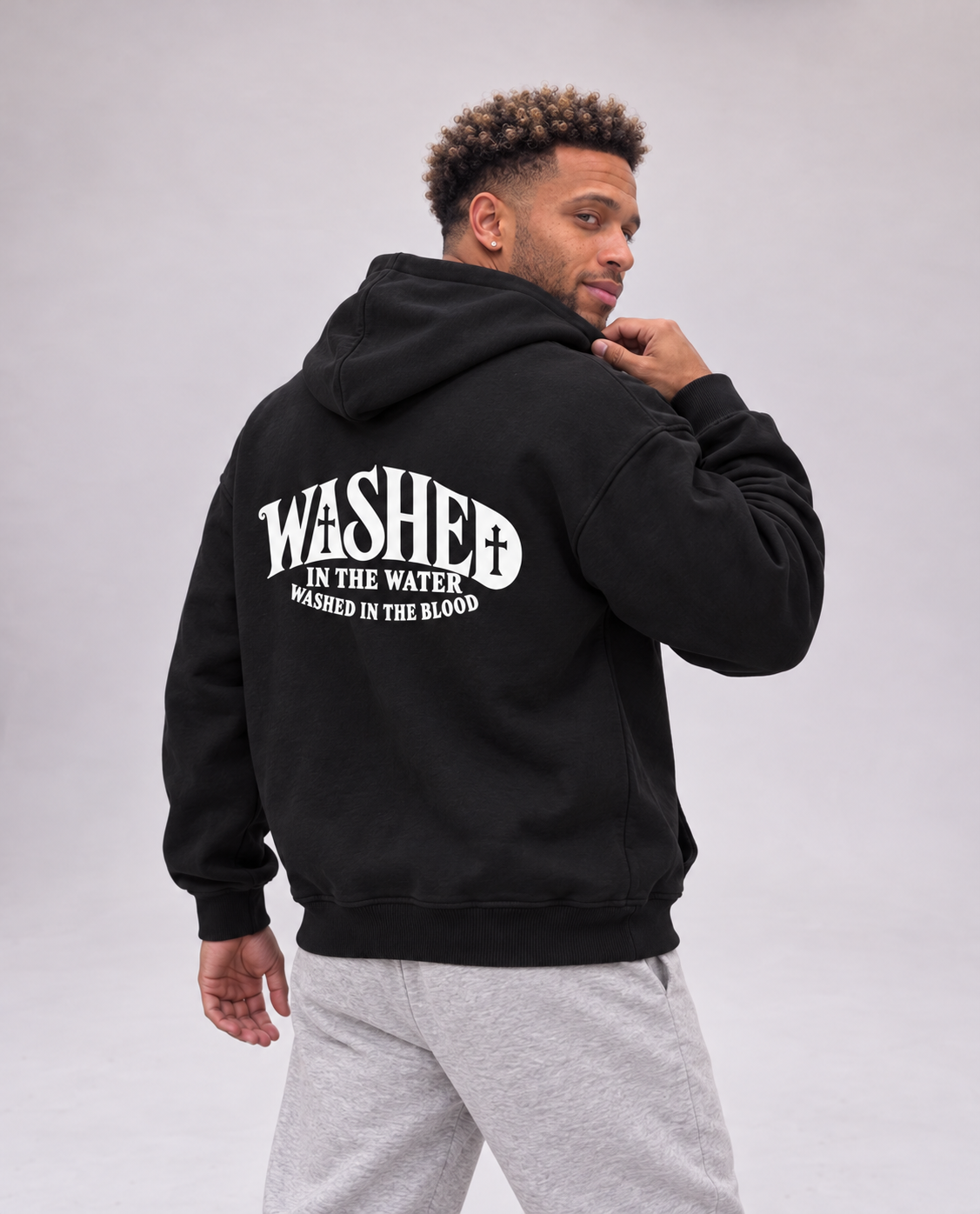 Washed In The Water Oversized Hoodie
