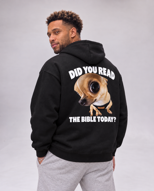 Bible Check Oversized Hoodie