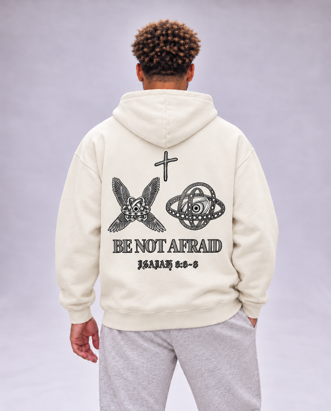 Be Not Afraid Oversized Hoodie