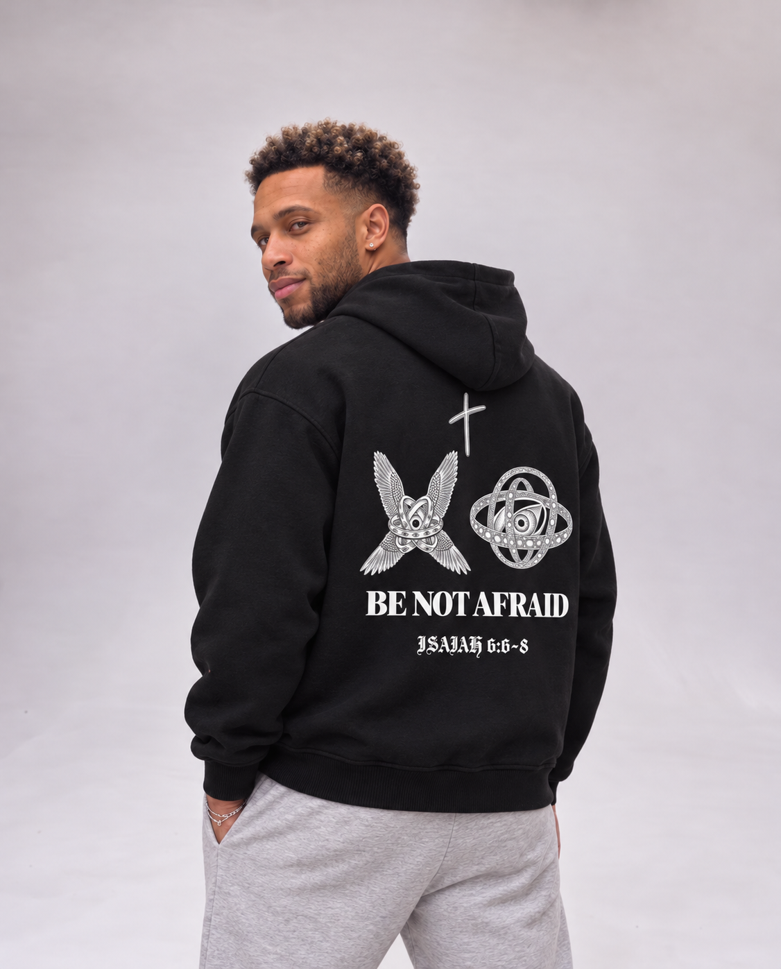 Be Not Afraid Oversized Hoodie
